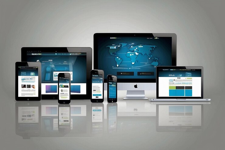 نمایش سایت در دستگاه های مختلف